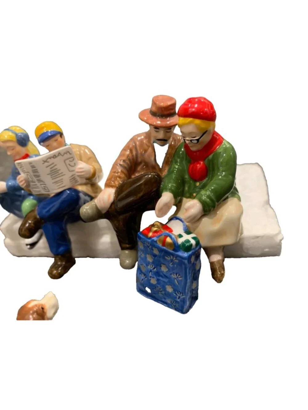 Department 56 Sitting In The Park (Set of 4) Figures Snow Village 56.55100